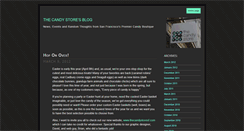 Desktop Screenshot of blog.thecandystoresf.com